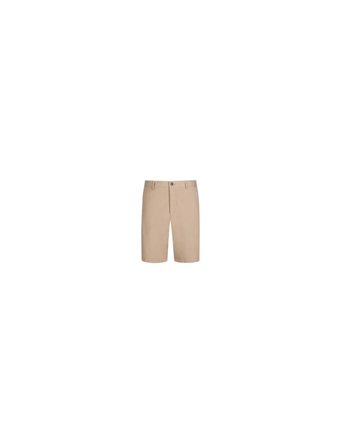 Pantalone in cotone Bermuda beige