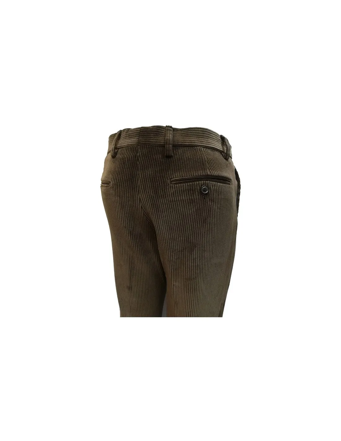 Pantalone in cotone Velluto a coste Moro