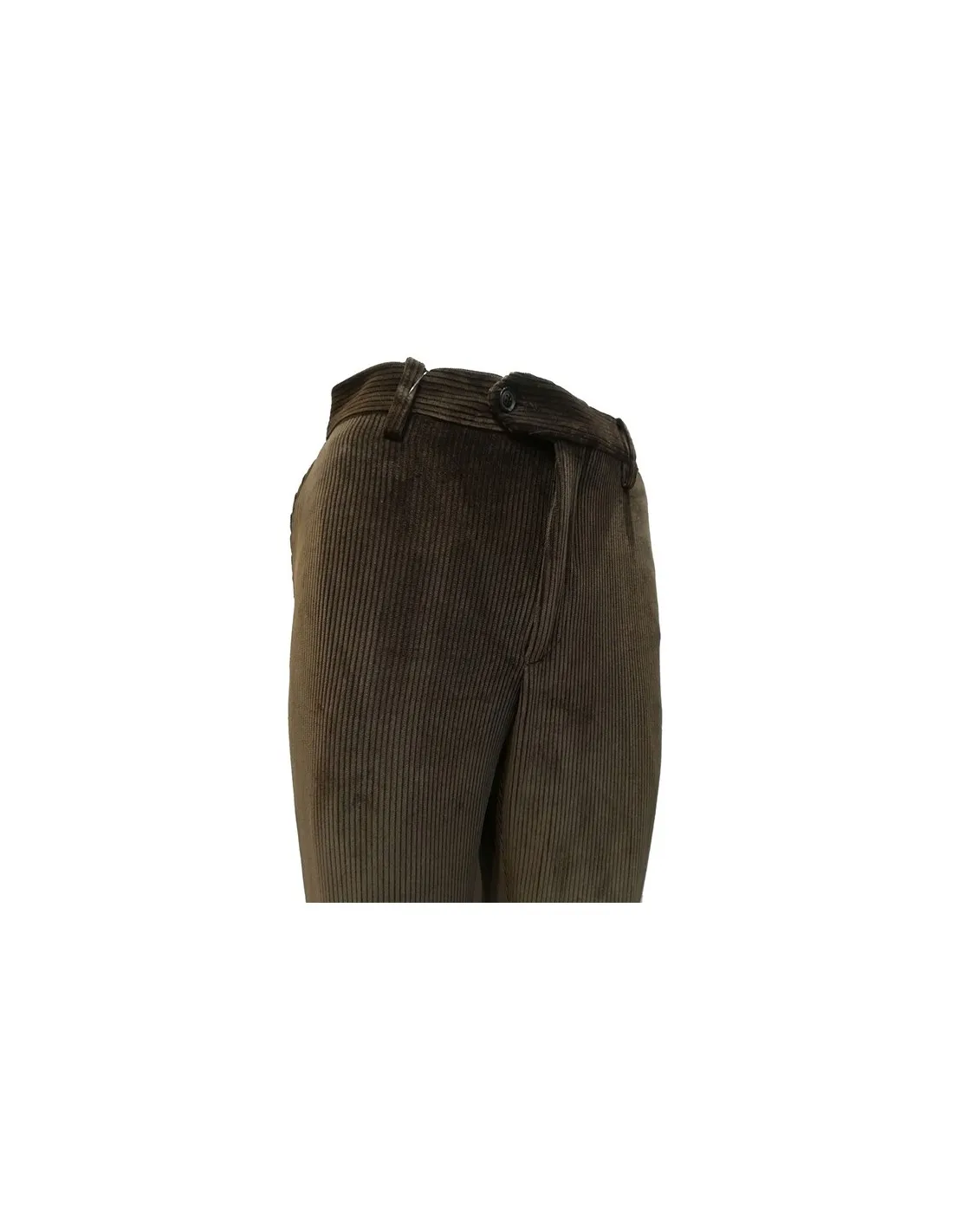 Pantalone in cotone Velluto a coste Moro