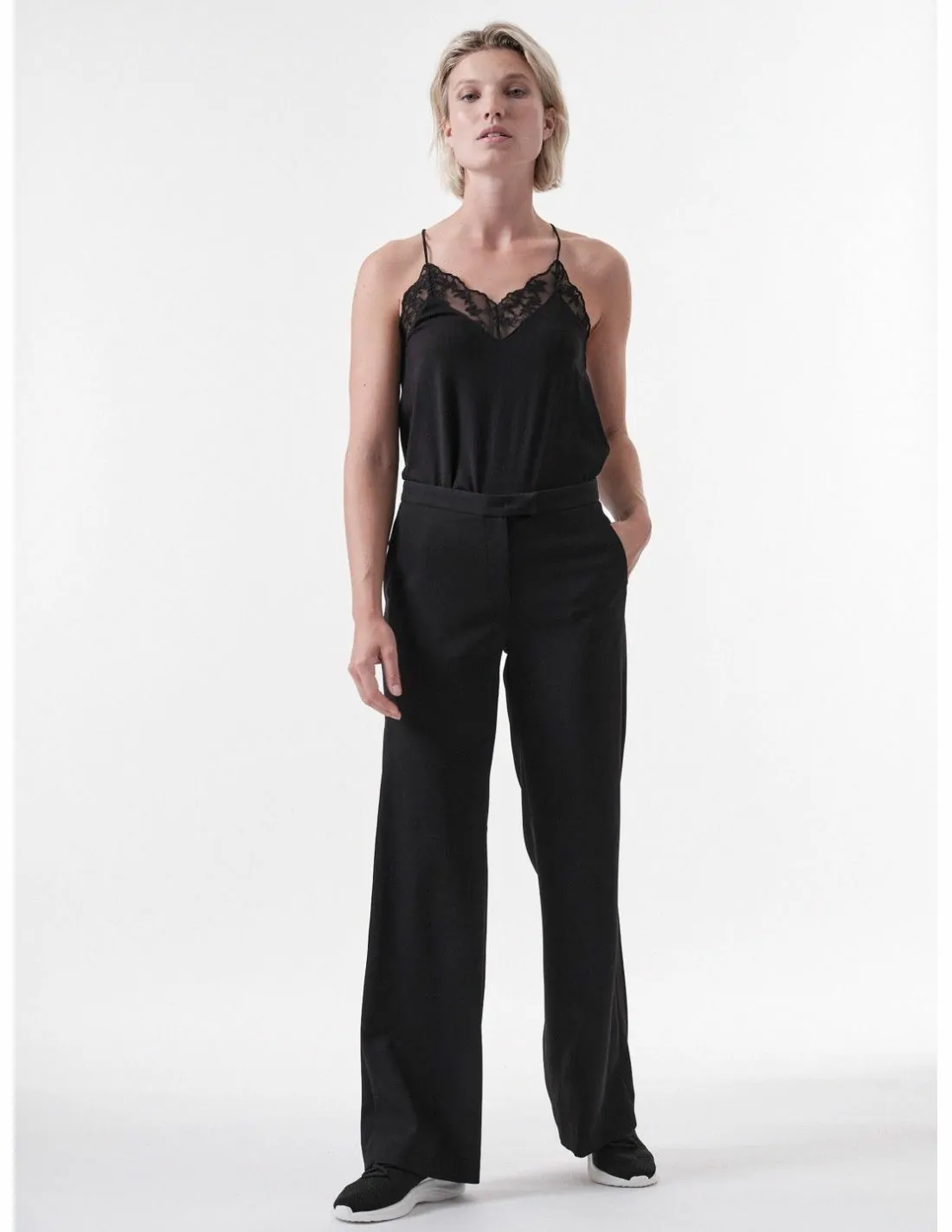 PANTALONE IN LANA MERINO "MARLENE"