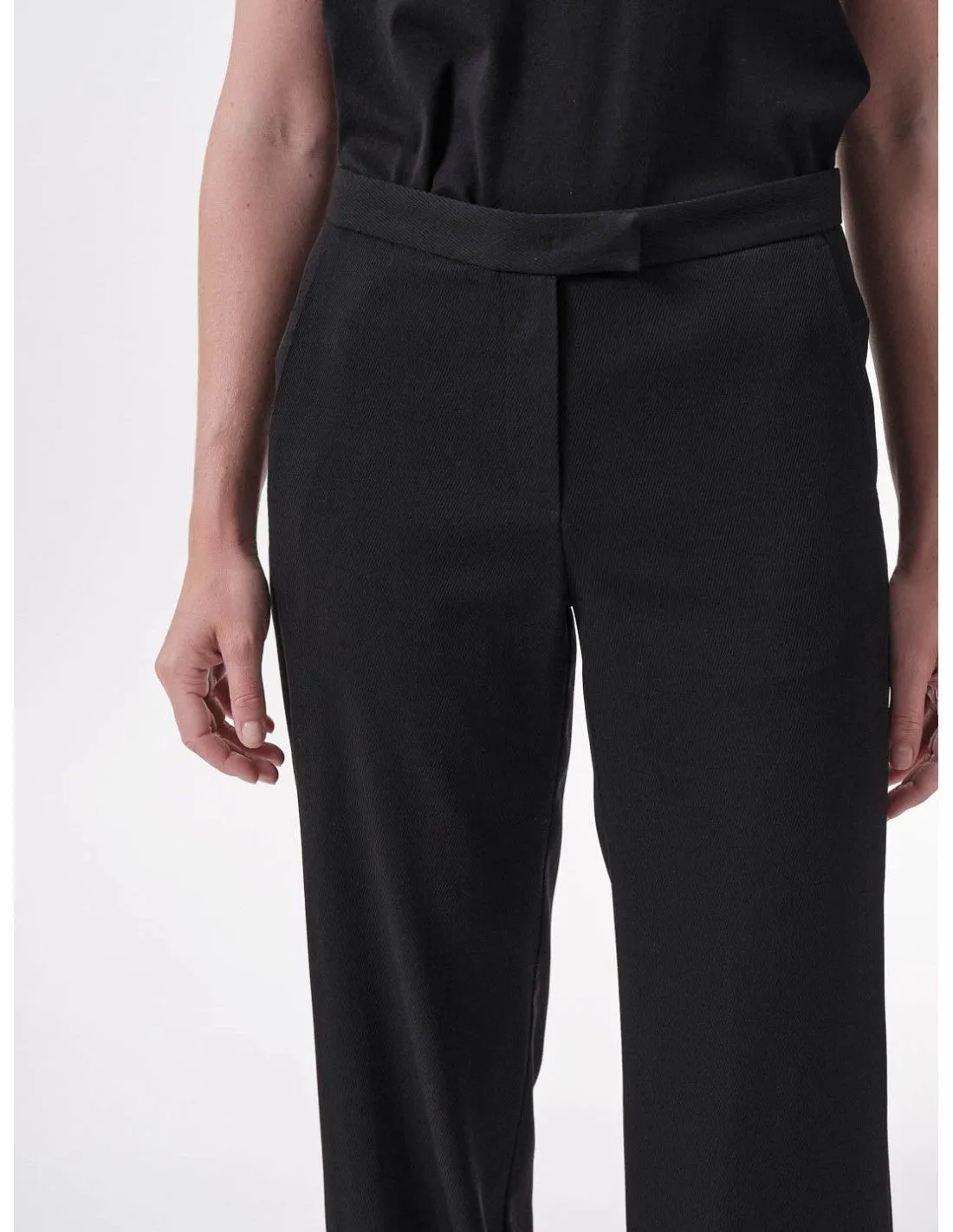 PANTALONE IN LANA MERINO "MARLENE"