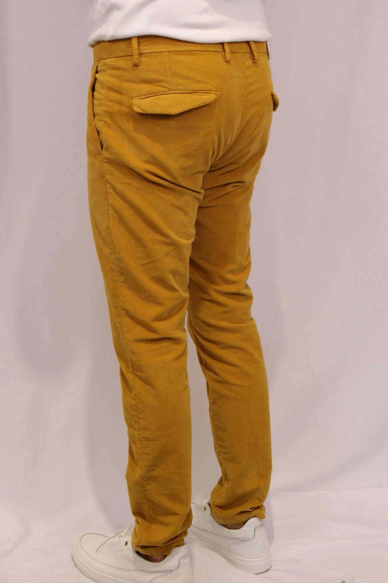Pantalone pinces velluto Yan Simmon