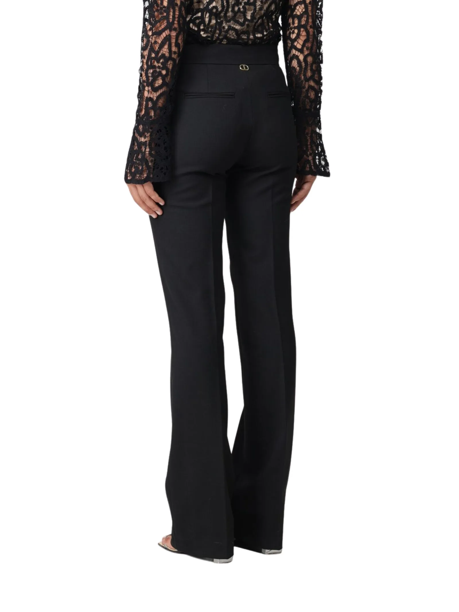 Pantalone Twinset in misto lana stretch