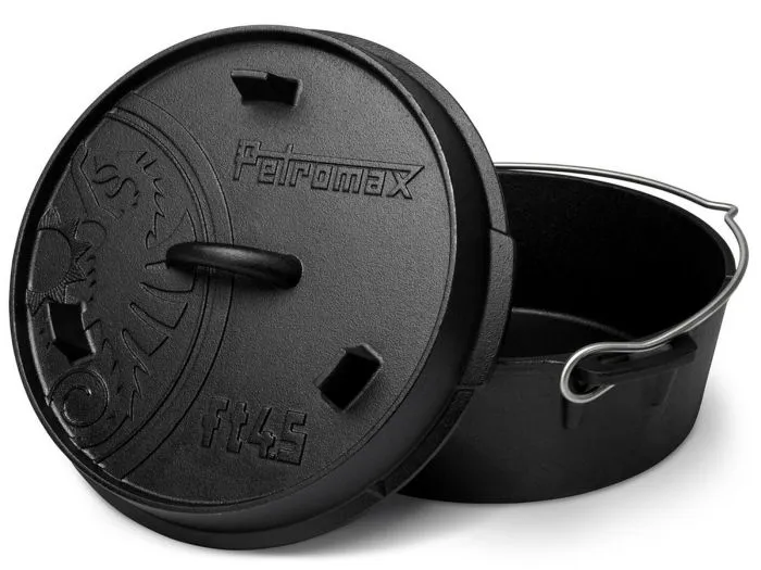 Petromax FT4.5-T Flat Dutch Oven pentola