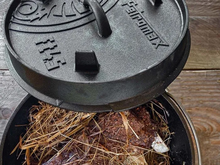 Petromax FT4.5-T Flat Dutch Oven pentola