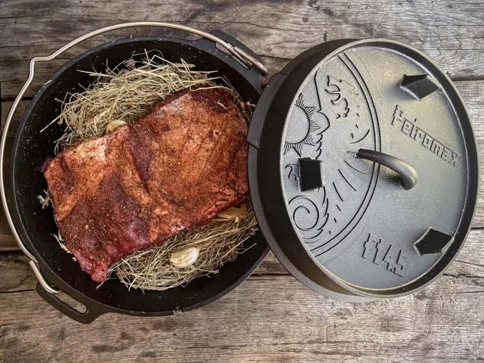 Petromax FT4.5-T Flat Dutch Oven pentola