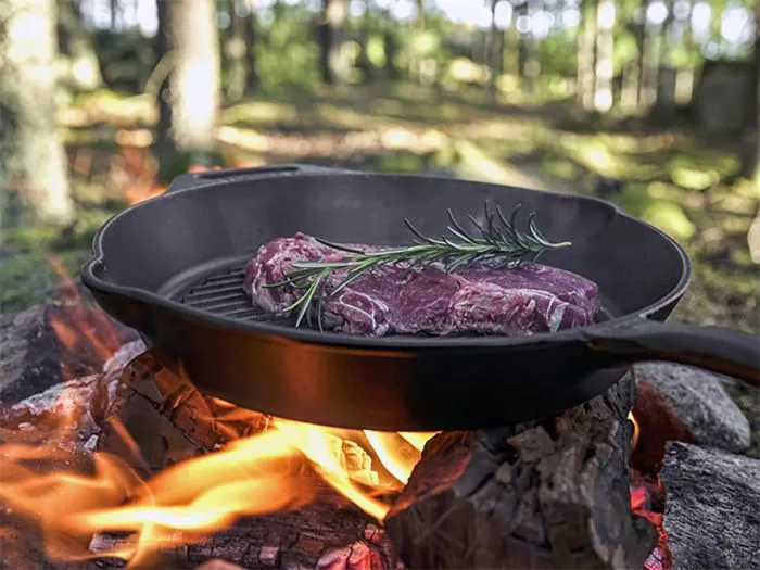 Petromax Skillet grill Ø 30 cm padella in ghisa