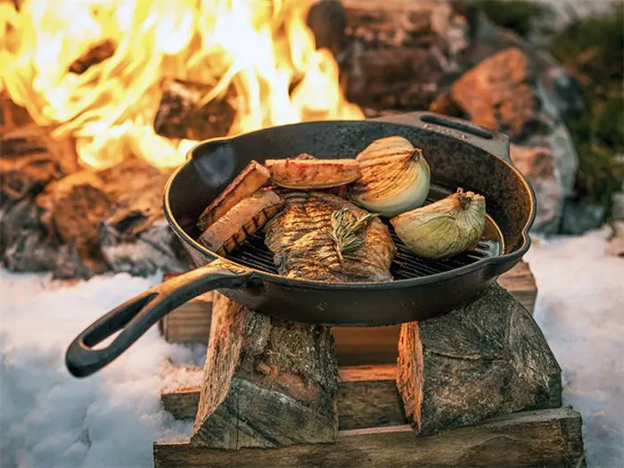 Petromax Skillet grill Ø 30 cm padella in ghisa