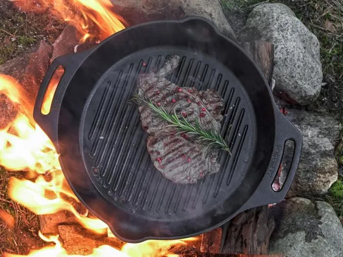 Petromax Skillet grill Ø 35 cm pentola in ghisa
