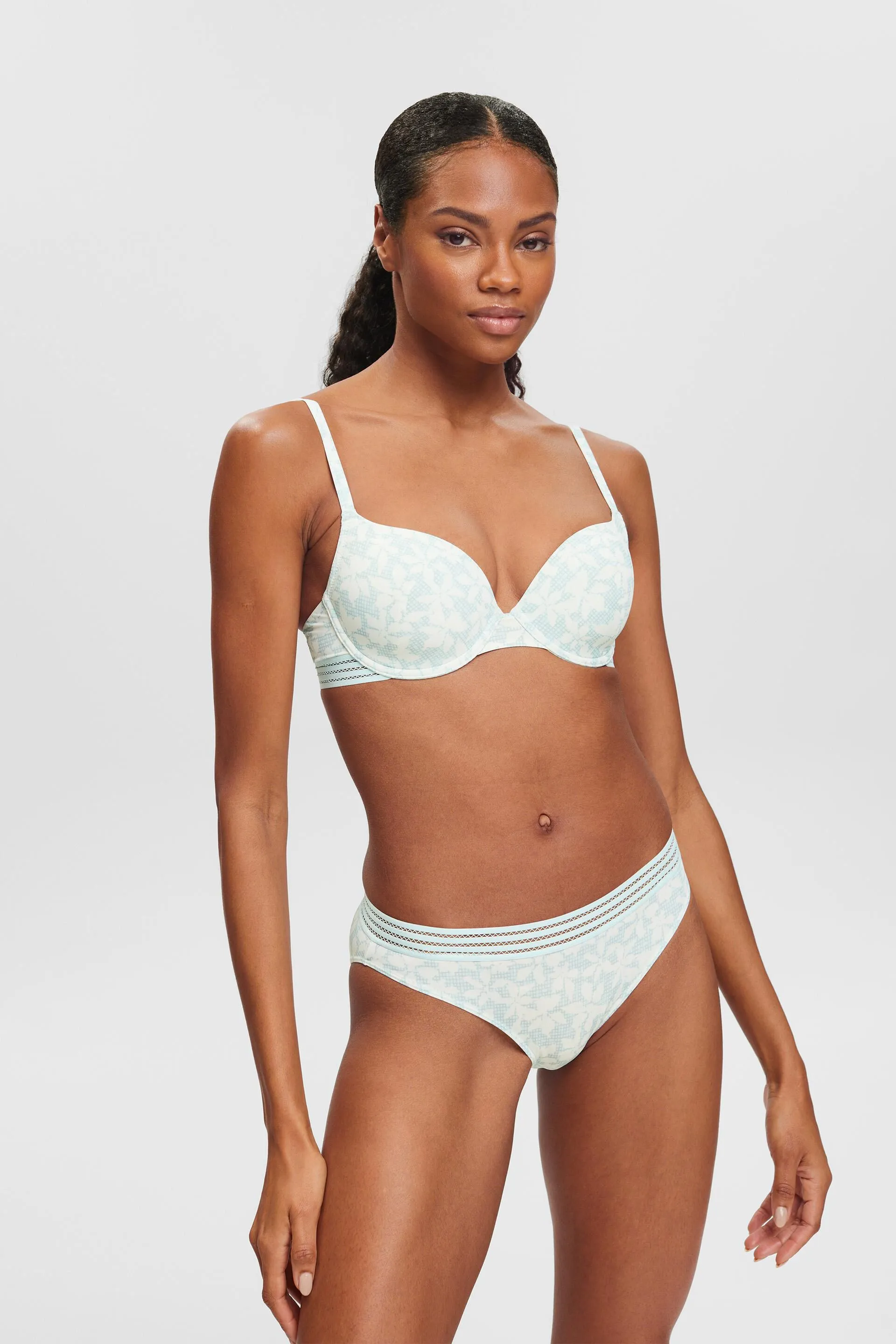 Reggiseno imbottito con ferretto stampato