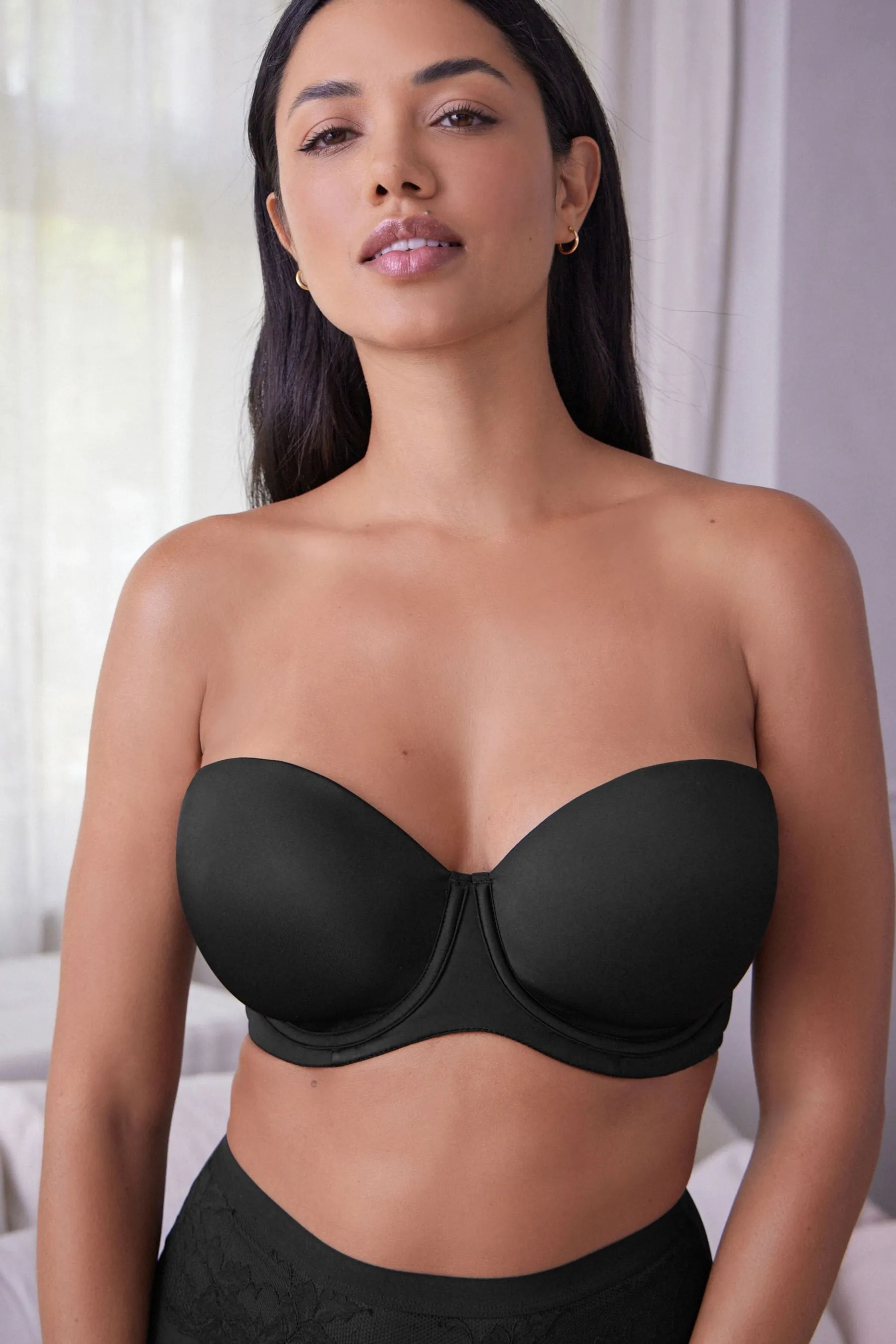 Reggiseno multiposizione leggero imbottito senza spalline DD+