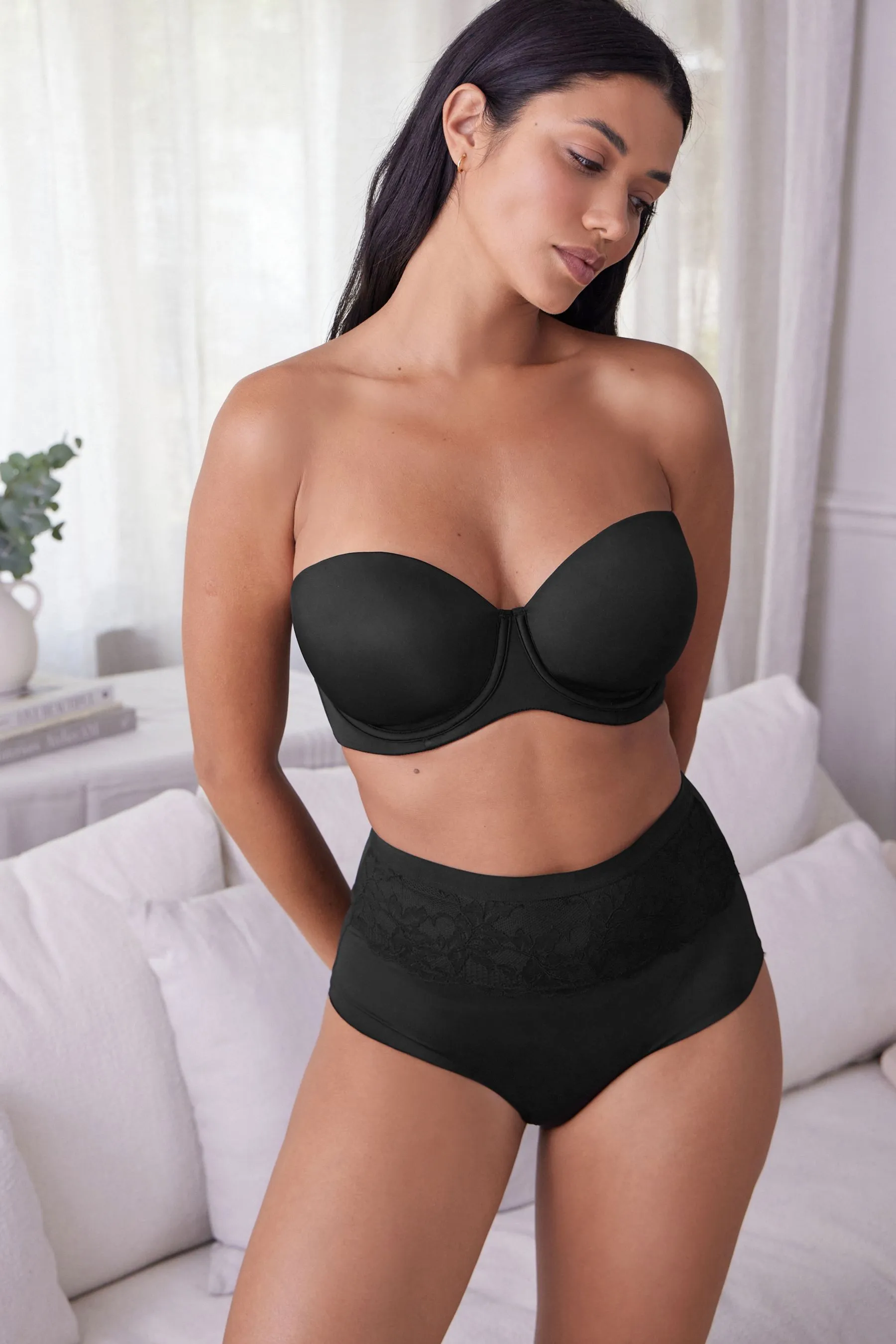 Reggiseno multiposizione leggero imbottito senza spalline DD+
