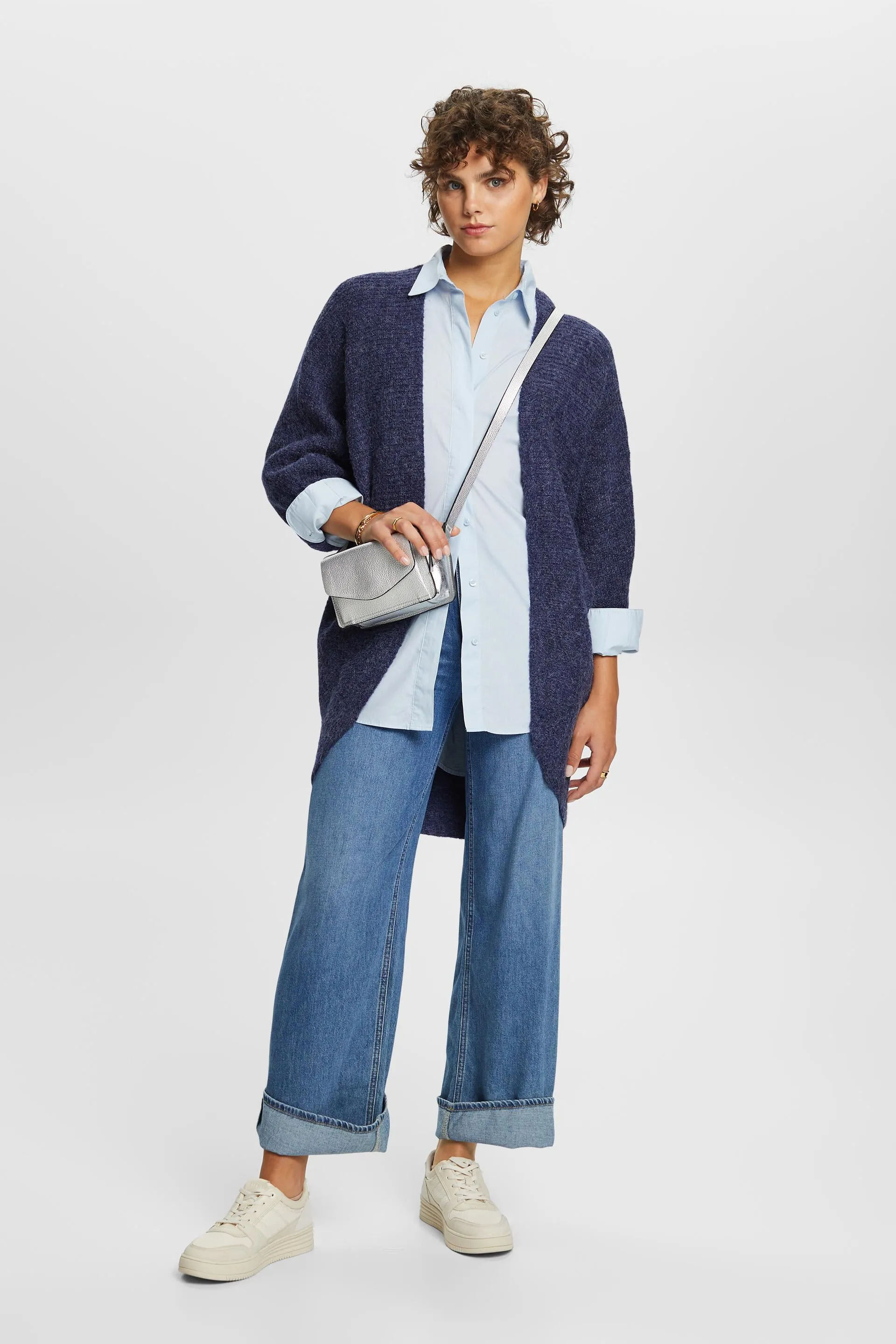 Riciclato: poncho con maniche a pipistrello
