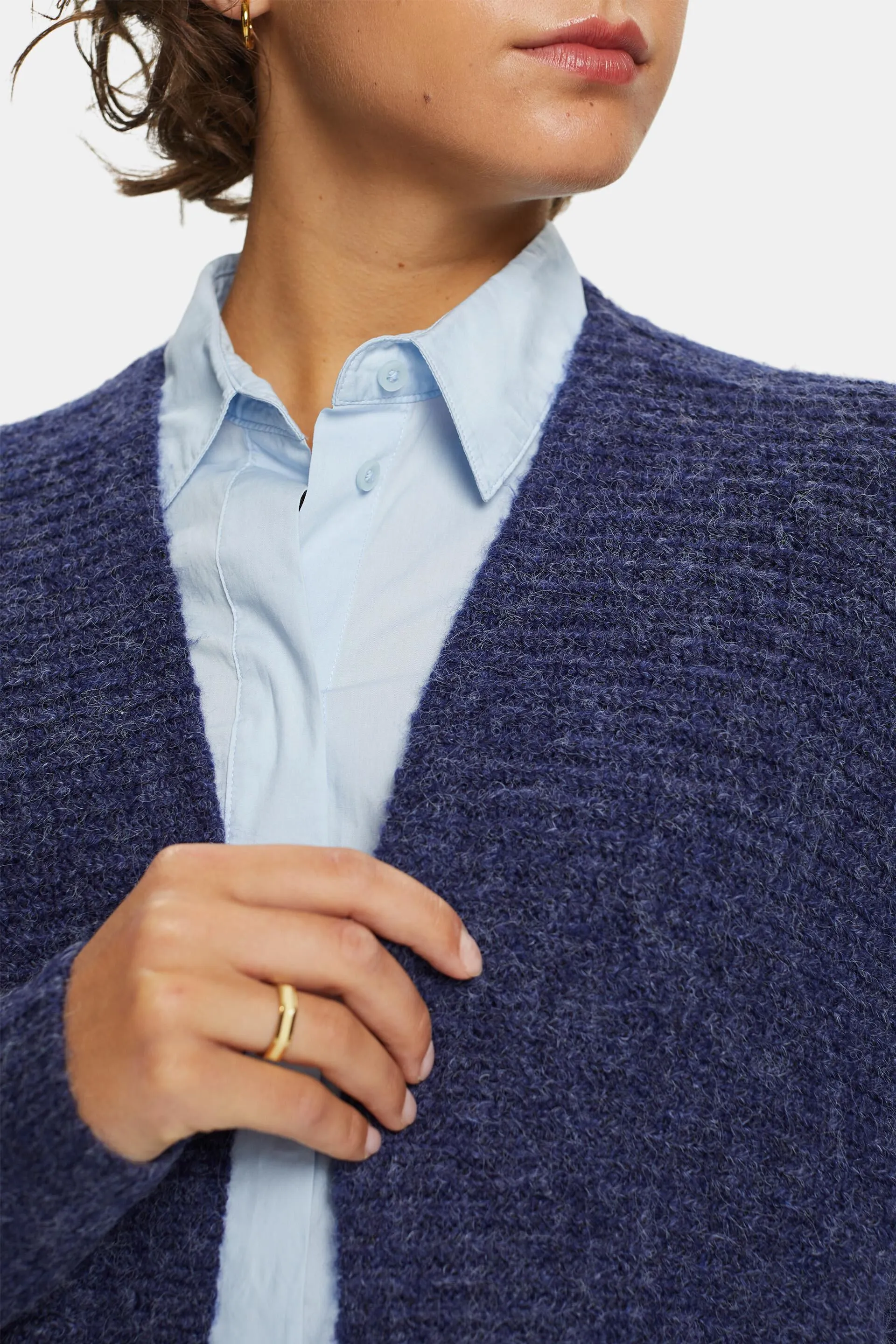 Riciclato: poncho con maniche a pipistrello