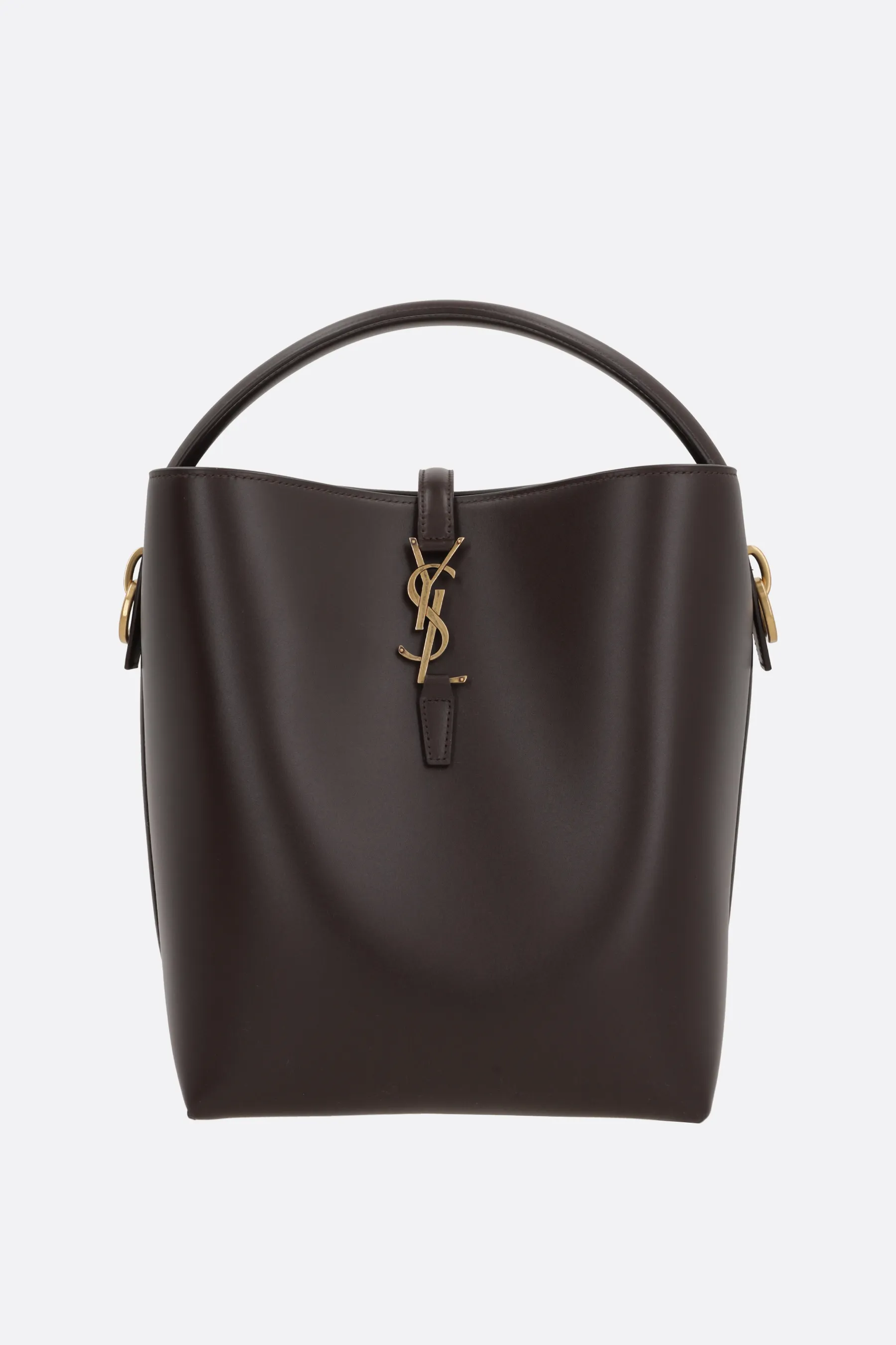  SAINT LAURENT borsa a secchiello Le 37 in pelle lucida 