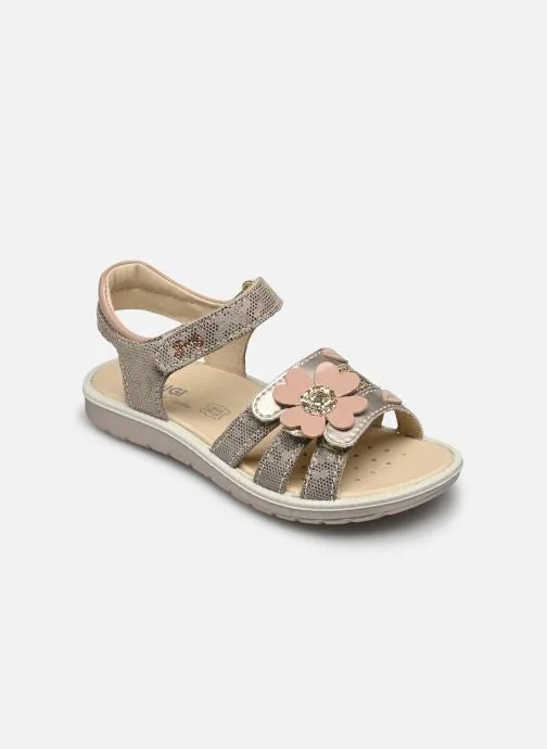 SANDALI APPLICAZIONE FIORE BEIGE