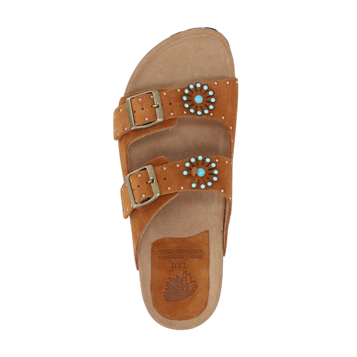 Sandali Donna Taji Buckle/159 Marrone Chiaro