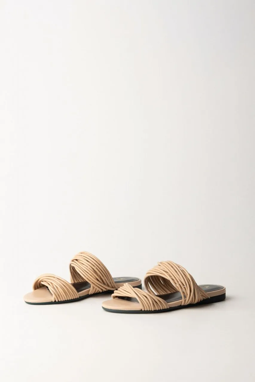 Sandali flat con intreccio Sunlight Soup Beige