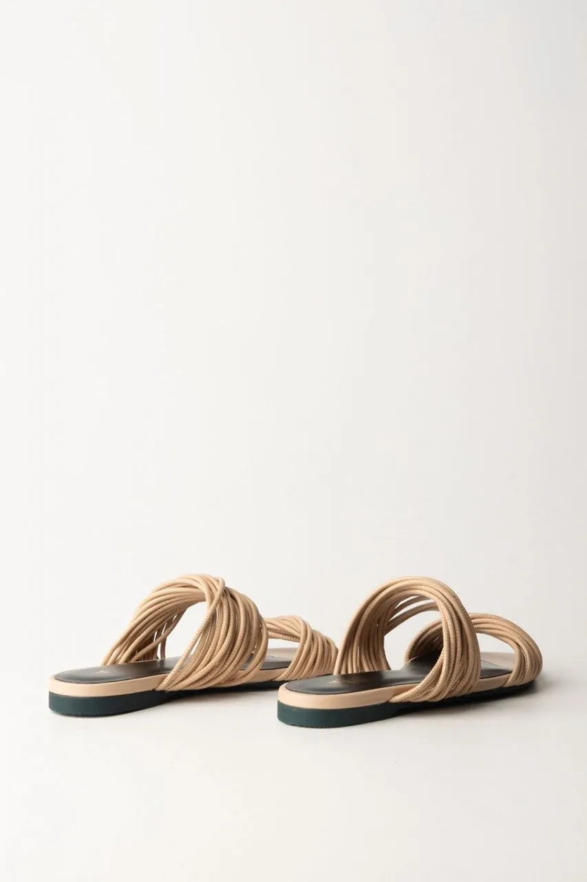 Sandali flat con intreccio Sunlight Soup Beige