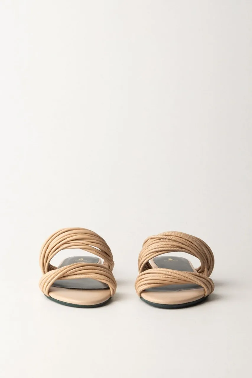 Sandali flat con intreccio Sunlight Soup Beige