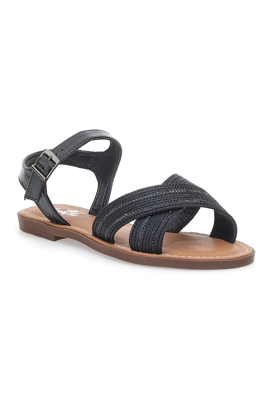 Sandali Flat Neri Me & Me 02096