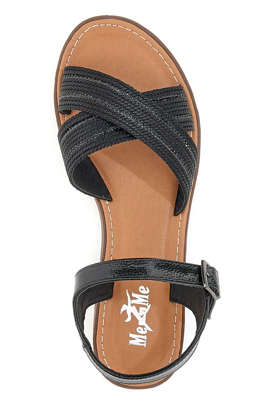 Sandali Flat Neri Me & Me 02096