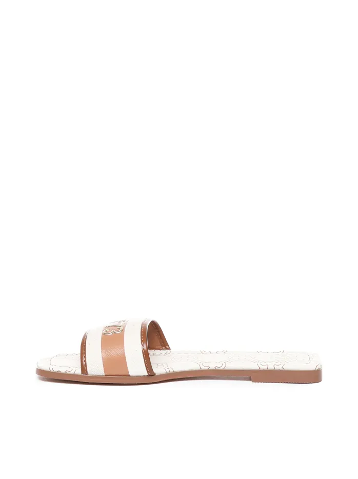 SANDALI FLAT SPIRIT IN CUOIO