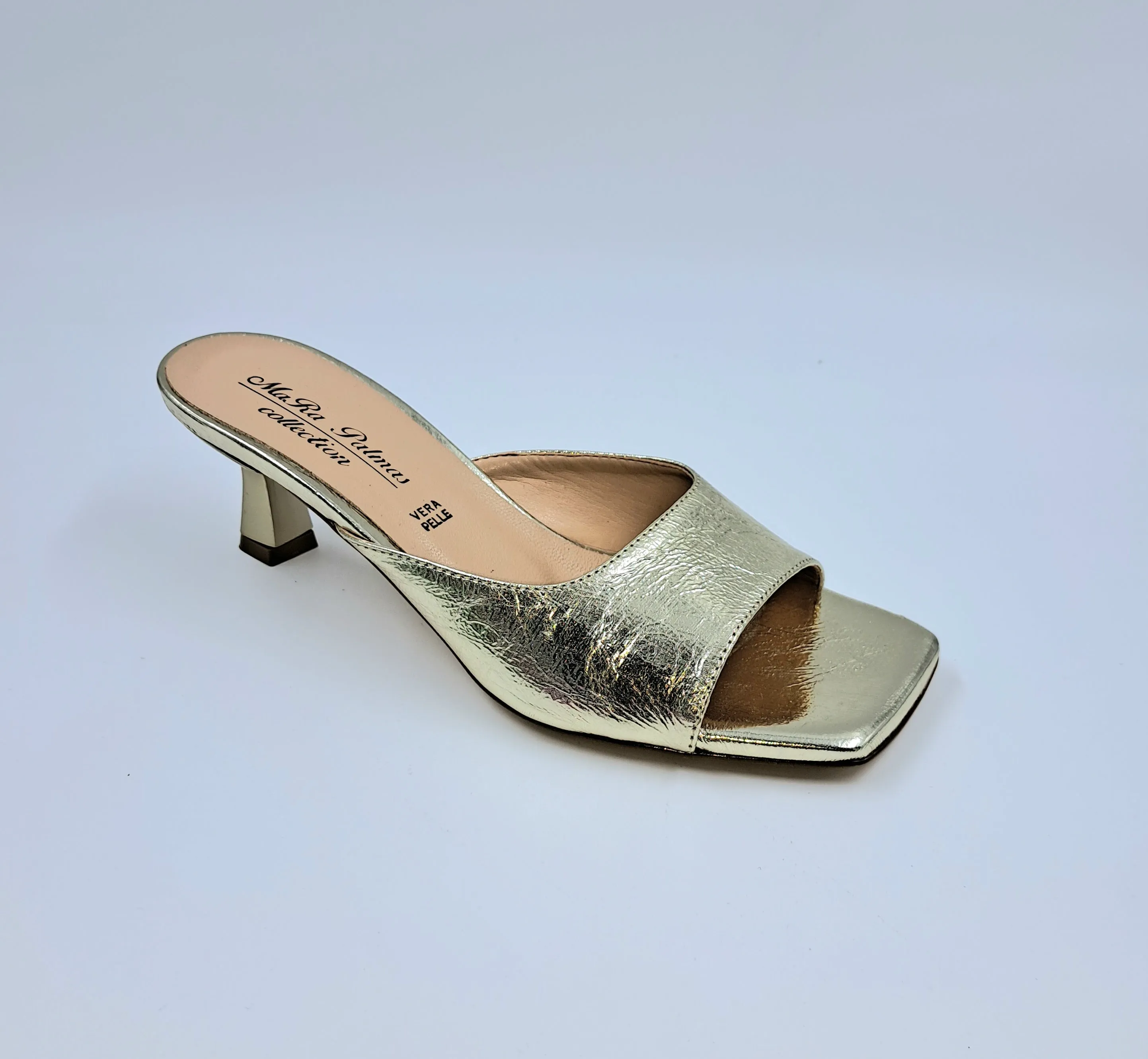 SANDALI METALLIZZATI PLATINO