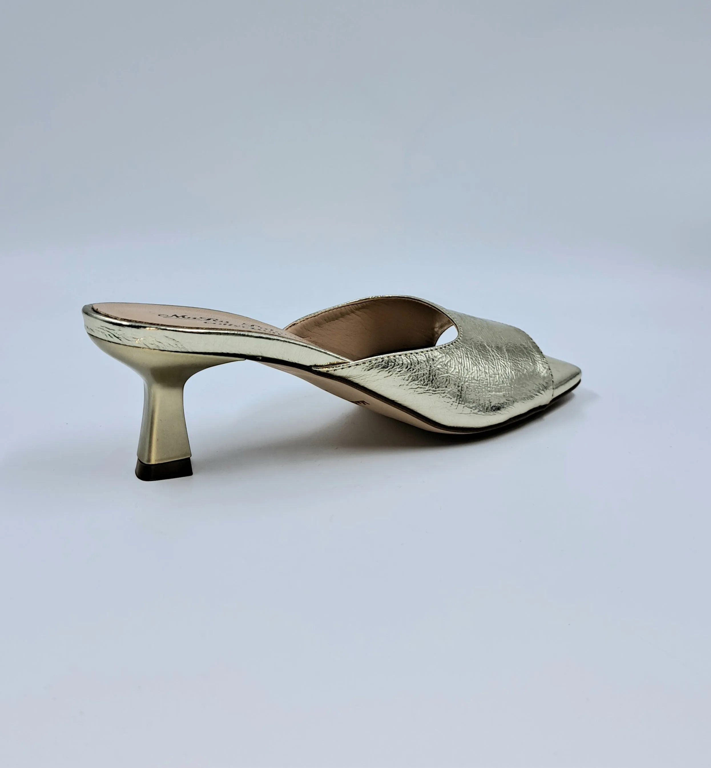 SANDALI METALLIZZATI PLATINO