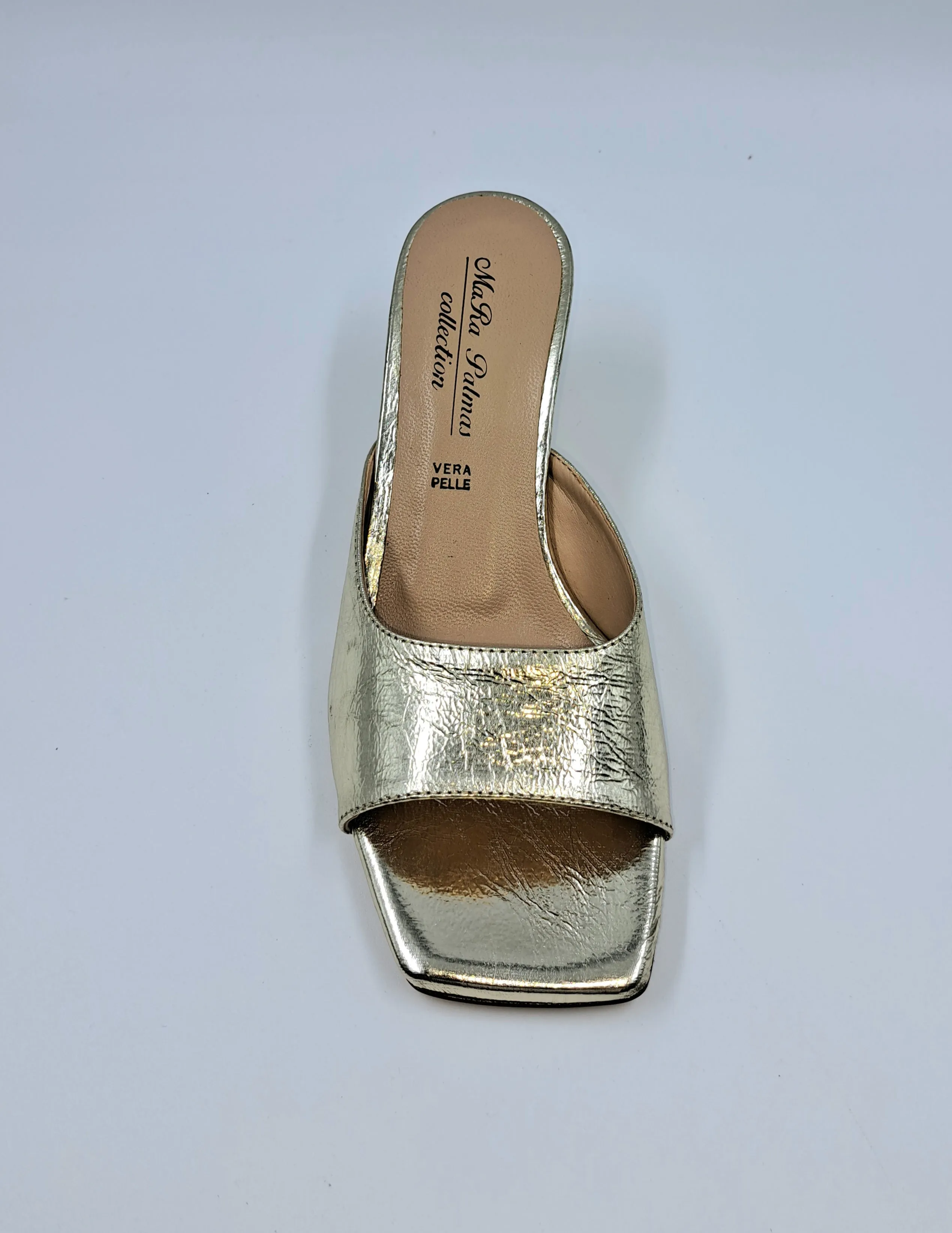 SANDALI METALLIZZATI PLATINO