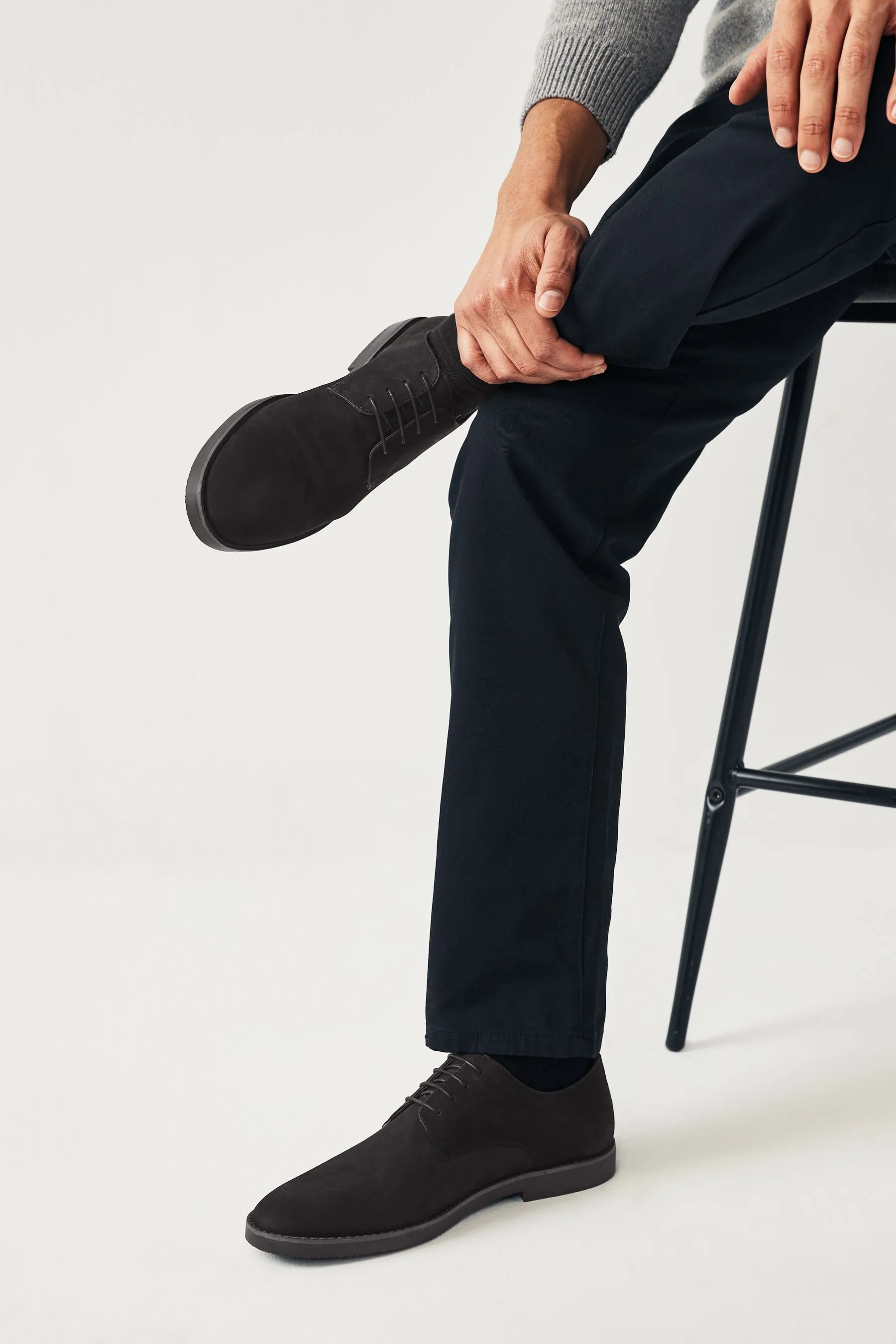 Scarpe Derby Casual eleganti in pelle    