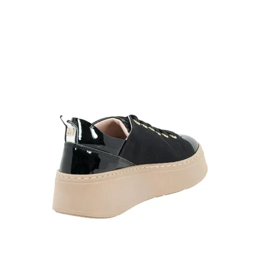 SCARPE DONNA LORENZO MARI SNEAKER ADELE IN LYCRA E VERNICE  