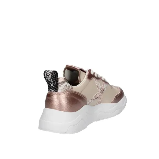 SCARPE MUNICH DONNA SNEAKER WAVE PELLE E TESSUTO ROSA WAVE155  