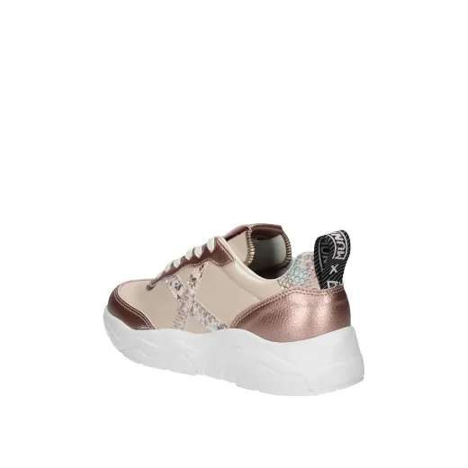 SCARPE MUNICH DONNA SNEAKER WAVE PELLE E TESSUTO ROSA WAVE155  
