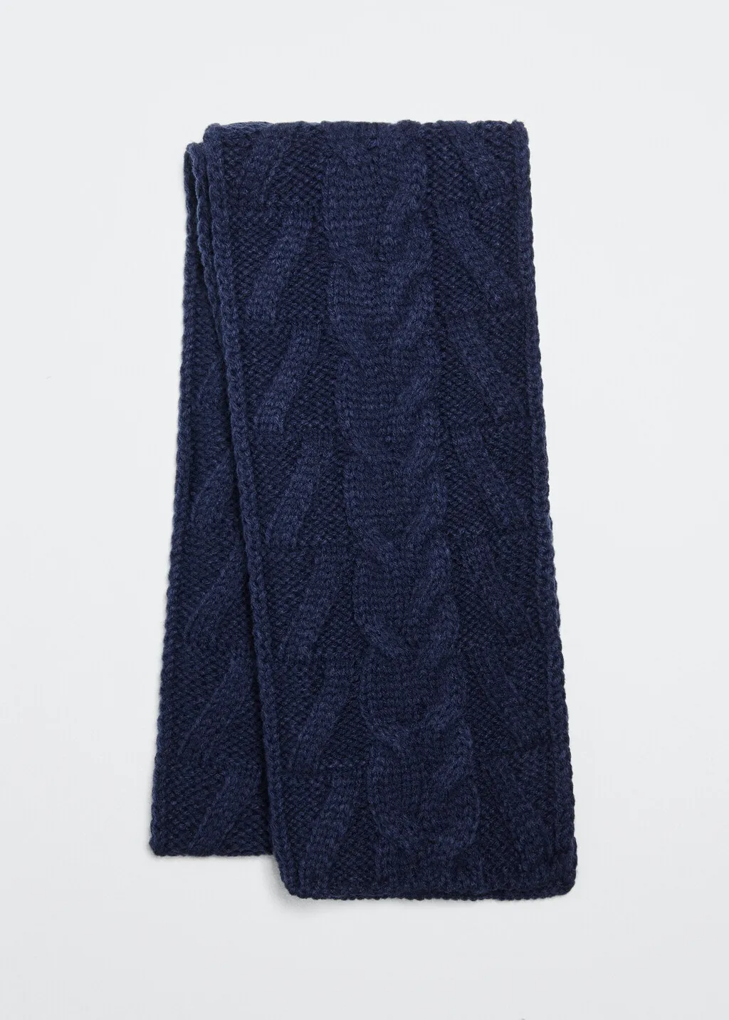 Sciarpa maglia trecce