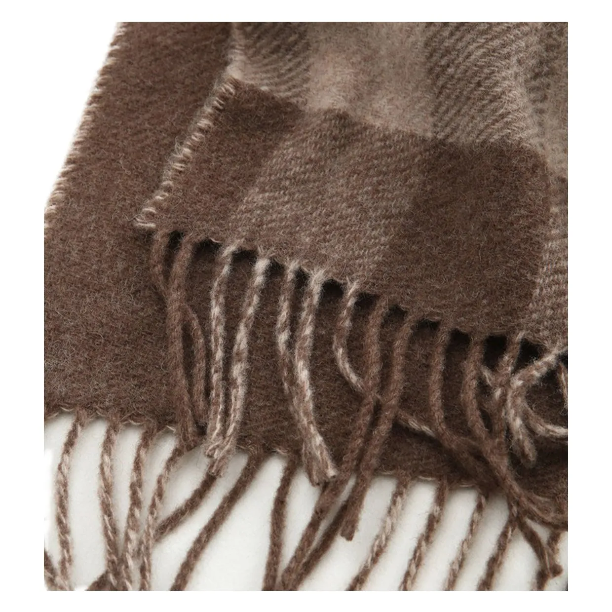 Sciarpa Woolrich Buffalo Check Marrone / Beige