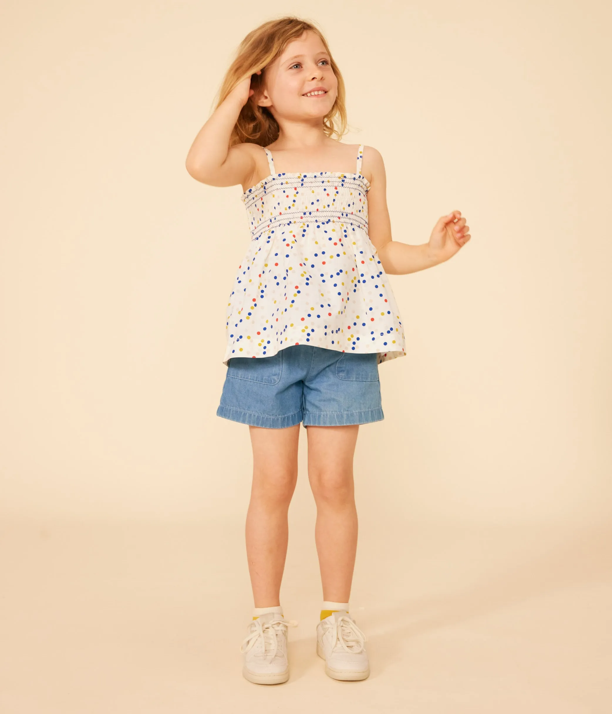 SHORT IN DENIM LEGGERO BAMBINA