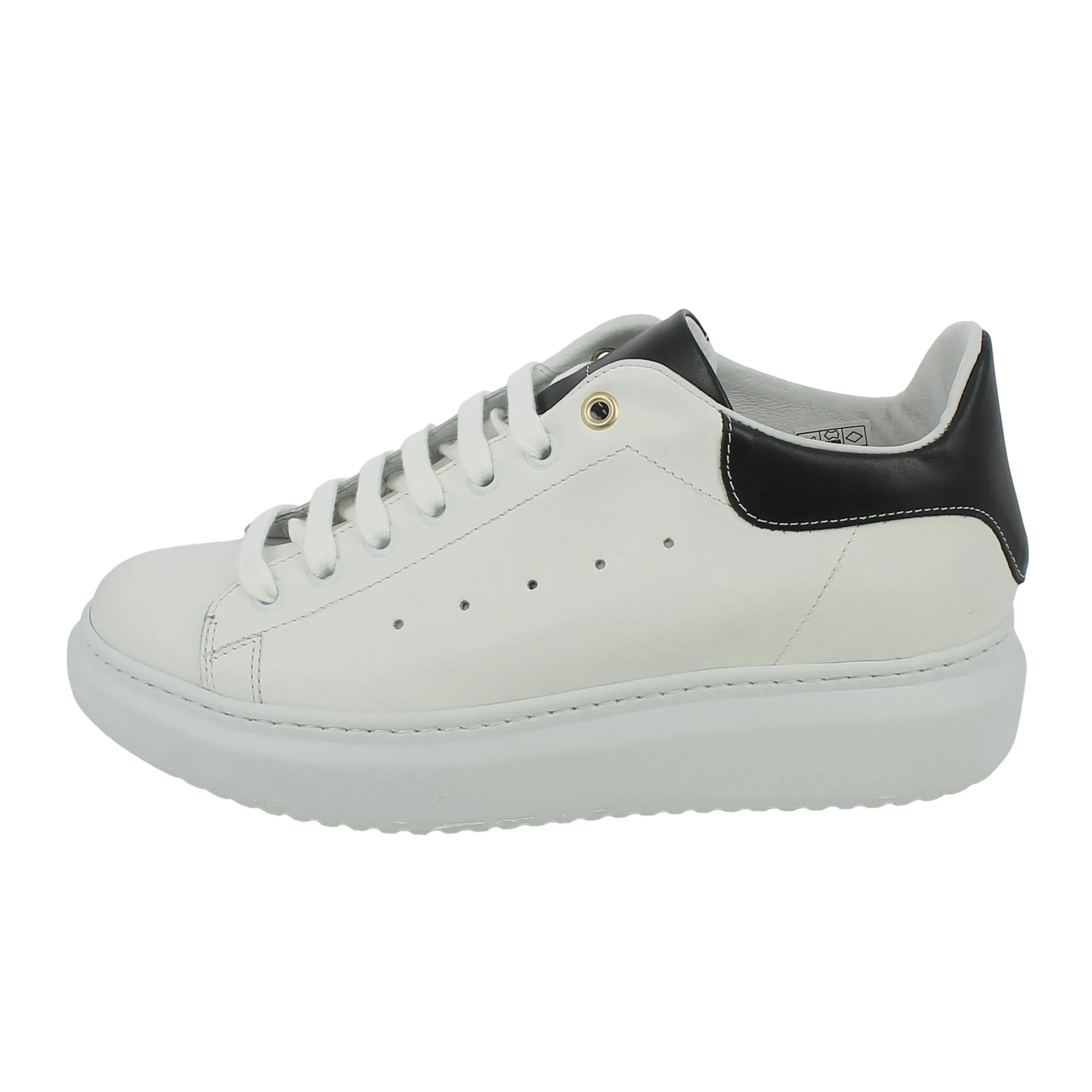 Slight  Sneaker bianca con tallone nero 