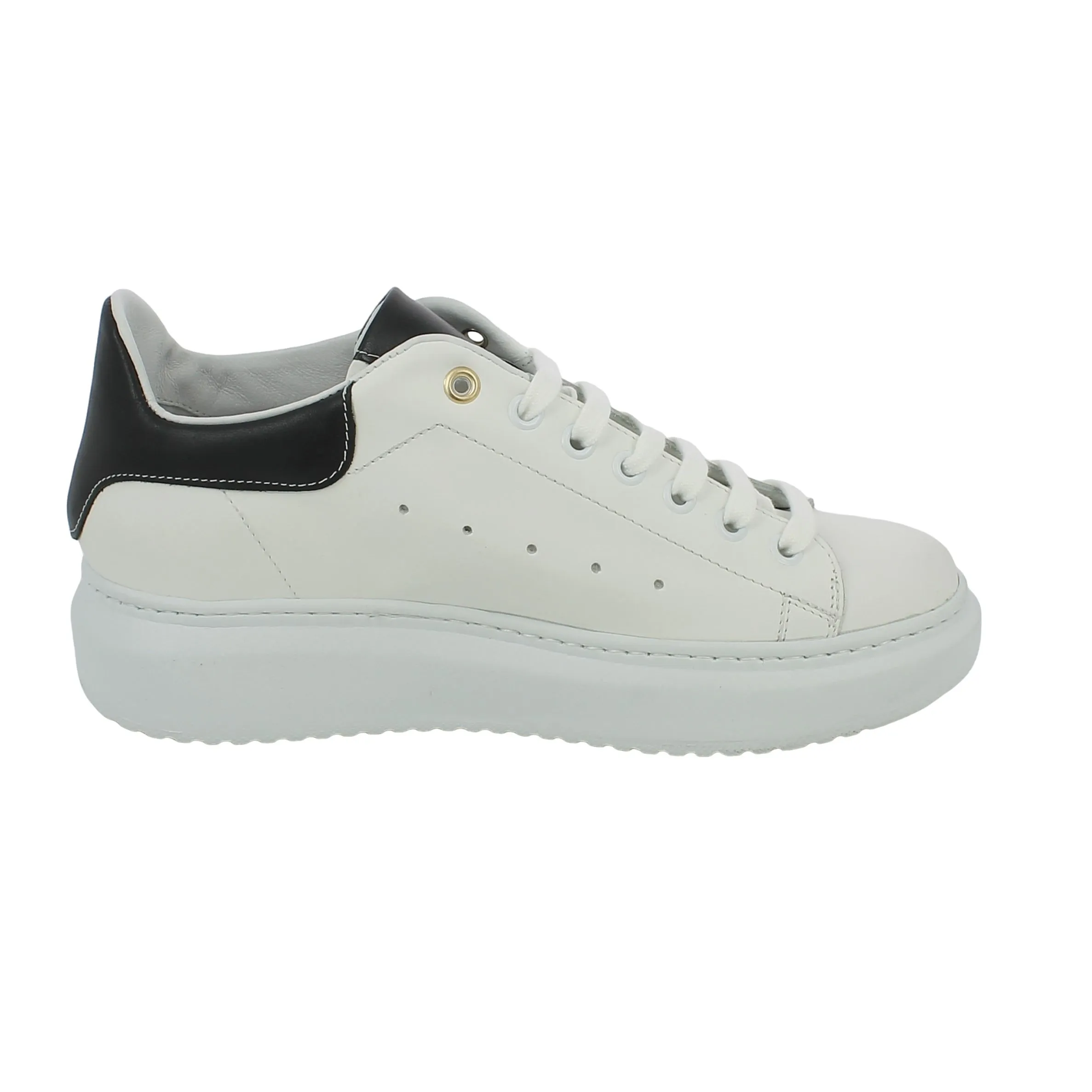Slight  Sneaker bianca con tallone nero 