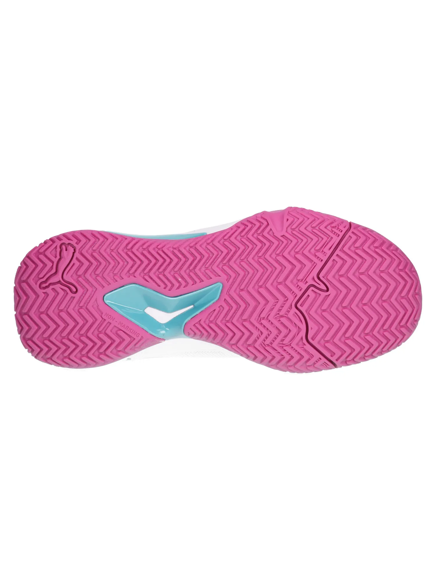 Sneaker da padel Puma Solarsmash da donna bianca