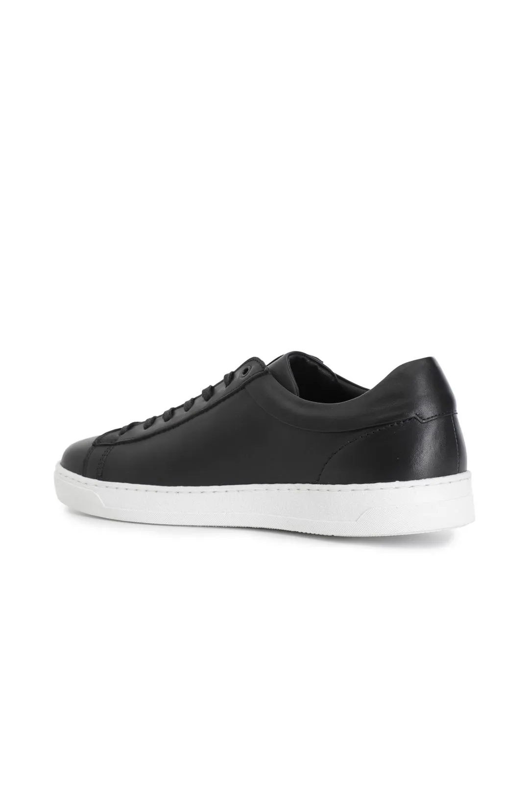 sneakers uomo in pelle nero