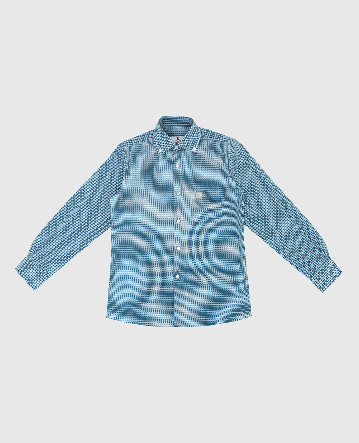 Stefano Ricci Maglietta blu per bambini con fantasia YC002681SC1653