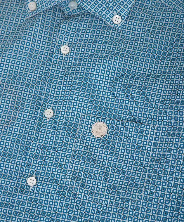 Stefano Ricci Maglietta blu per bambini con fantasia YC002681SC1653