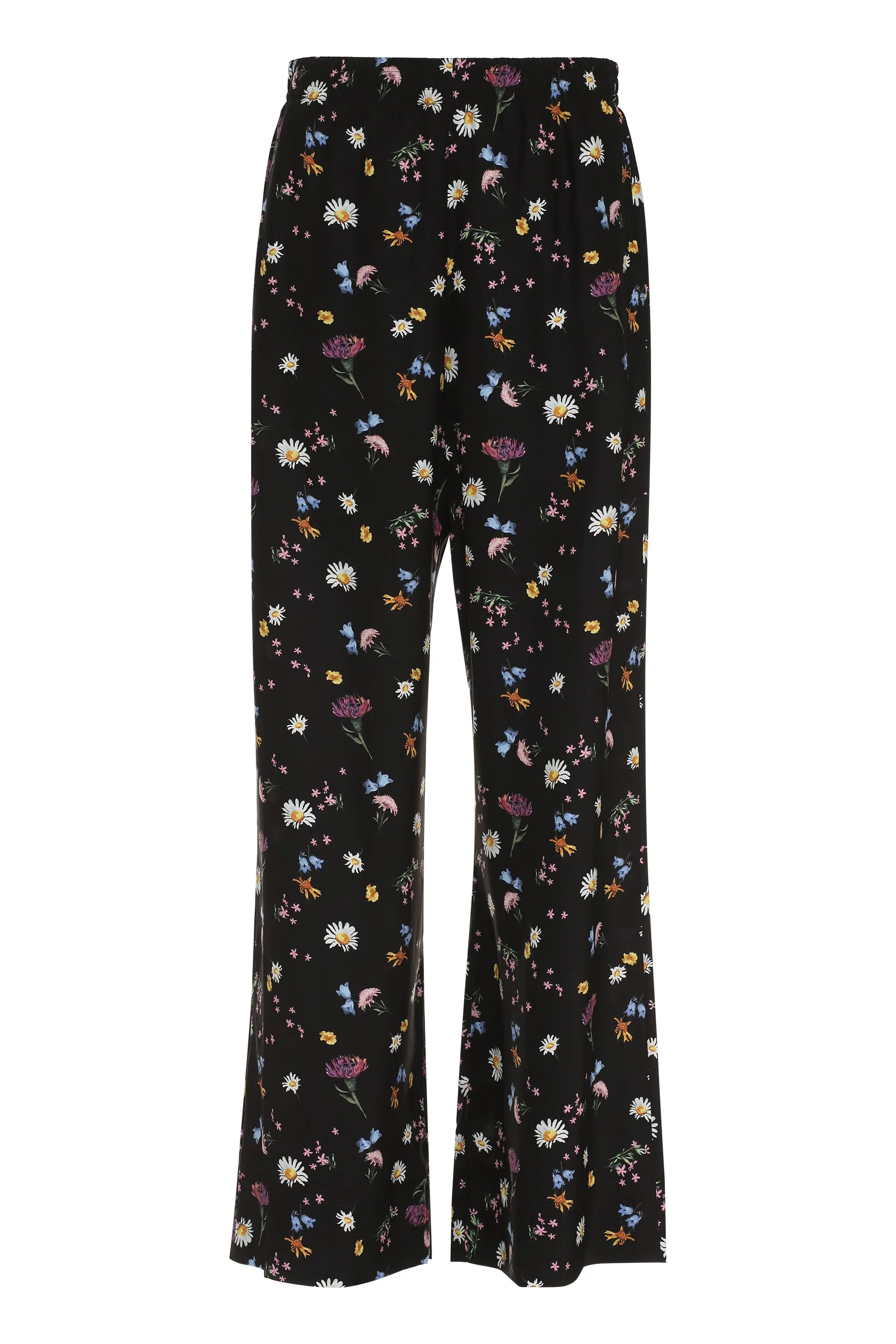 Stella McCartney Pantaloni in seta stampata