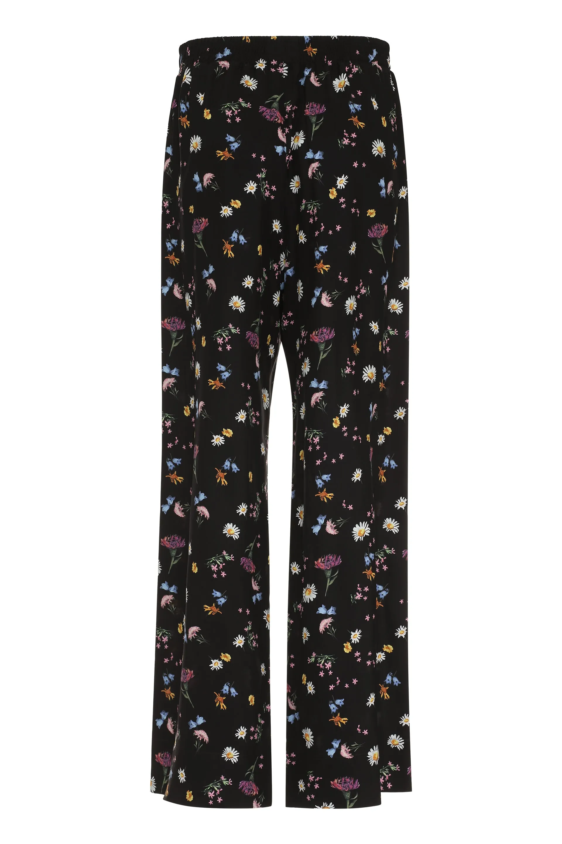 Stella McCartney Pantaloni in seta stampata