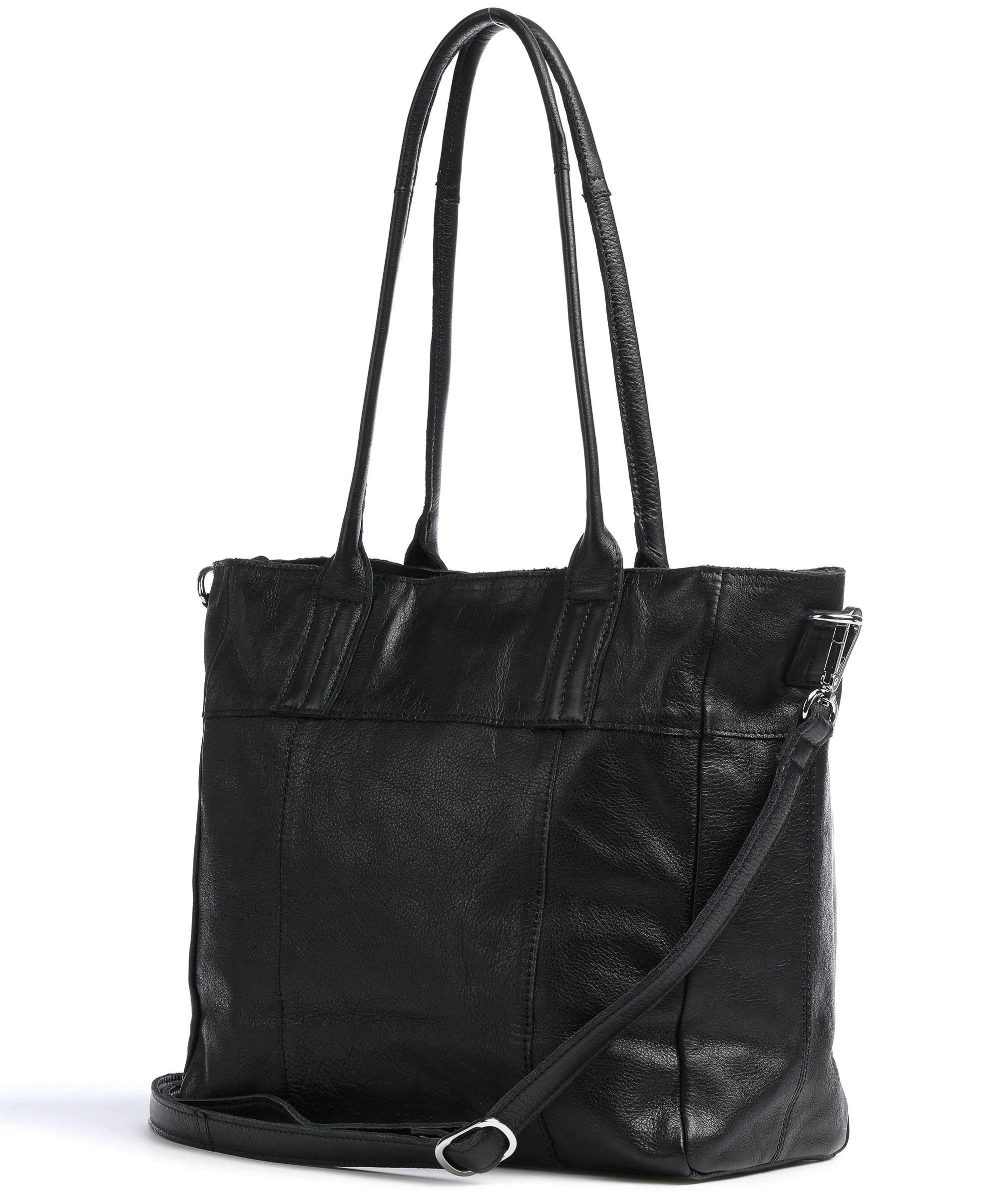  Still Nordic Basic Borsa shopper pelle di vacchetta finemente grana nero  