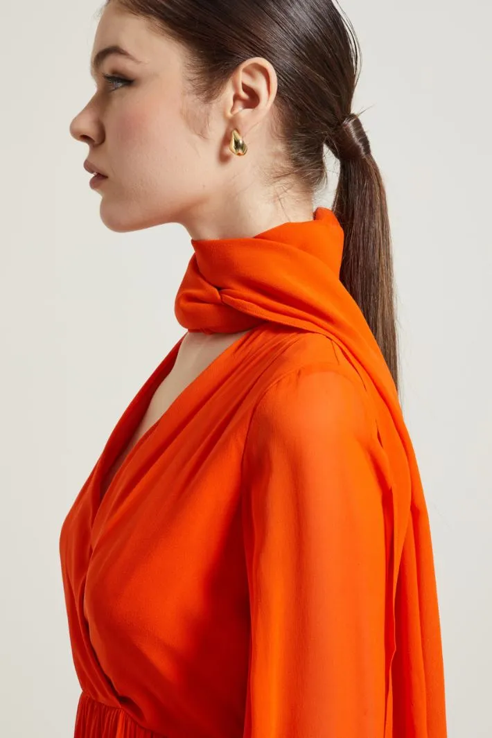 Stola in georgette di seta