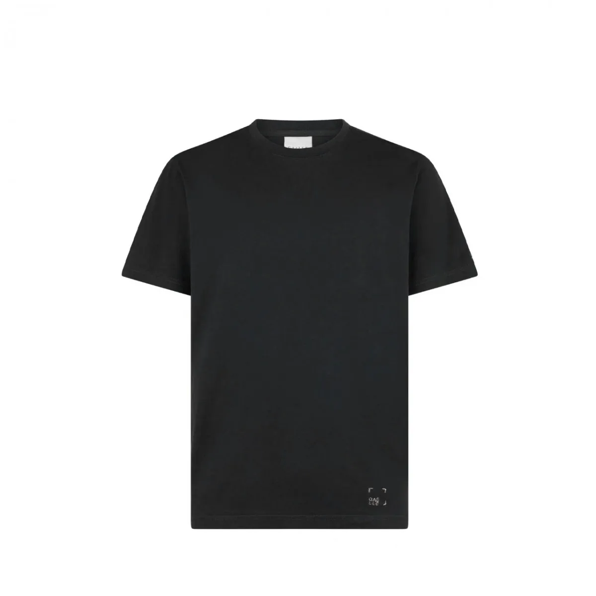 T-Shirt In Jersey Modal Con Borchie E Ricamo Lurex