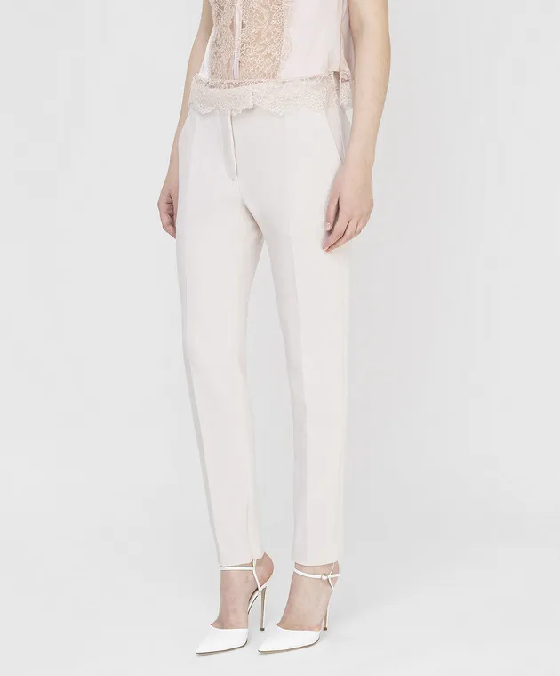 Tom Ford Pantaloni in lana beige chiaro PAW300FAX431