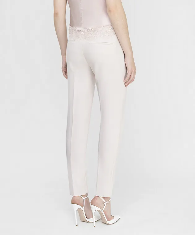 Tom Ford Pantaloni in lana beige chiaro PAW300FAX431